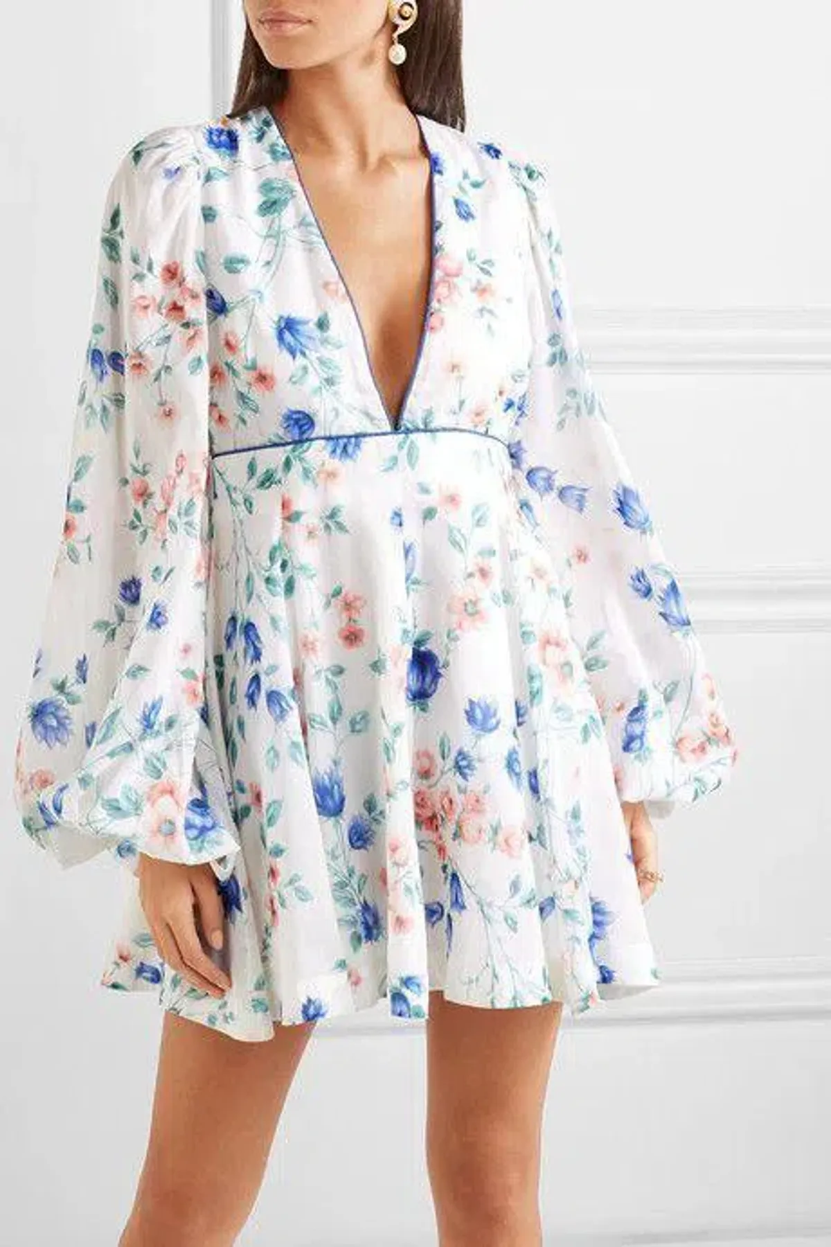 Alice McCall Bluebell Mini Dress Print Size 8 - Image 3