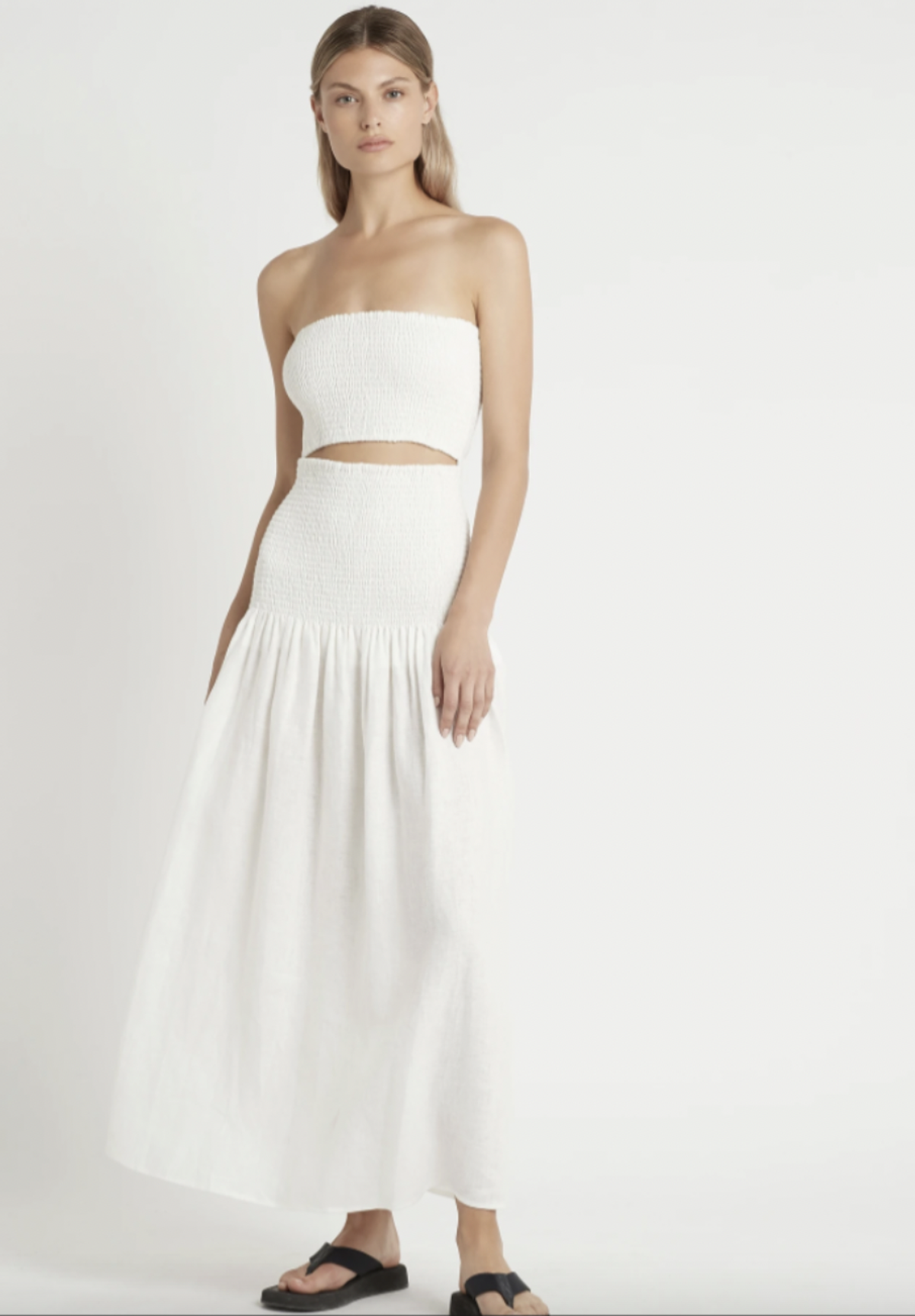 Sir The Label Madelyn Midi White Size 1 | AU 8 - Image 2