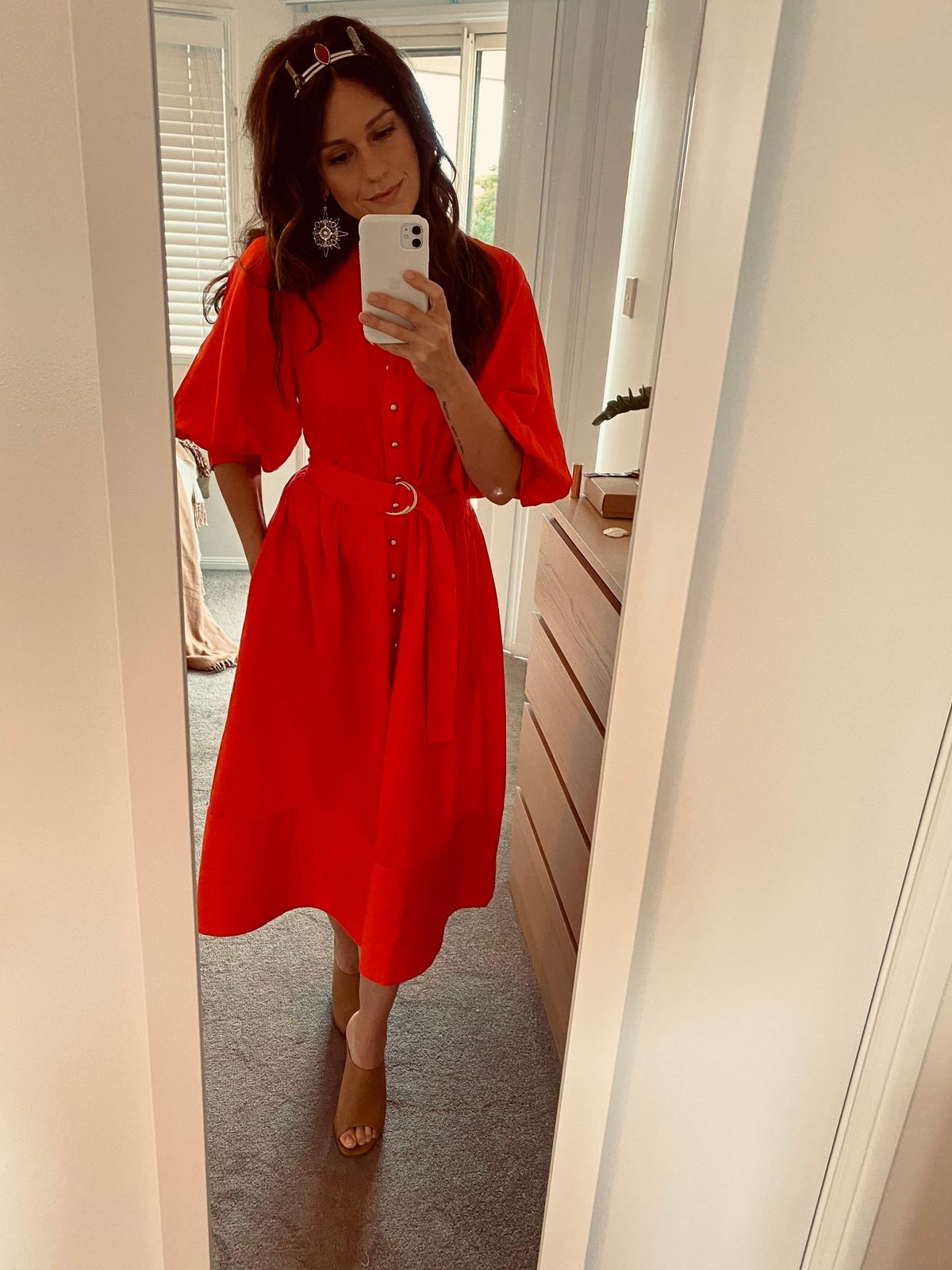 Sheike Piper Dress in Watermelon - Image 2