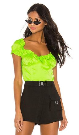 I. AM. GIA Naomi Top  Fluro Green Size 6 for rent on The Volte - image 3