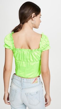 I. AM. GIA Naomi Top  Fluro Green Size 6 for rent on The Volte - image 5