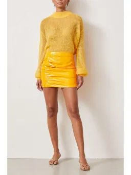 Bec & Bridge Citrus City Mini Skirt Tangerine Size AU 6 for rent on The Volte - image 1
