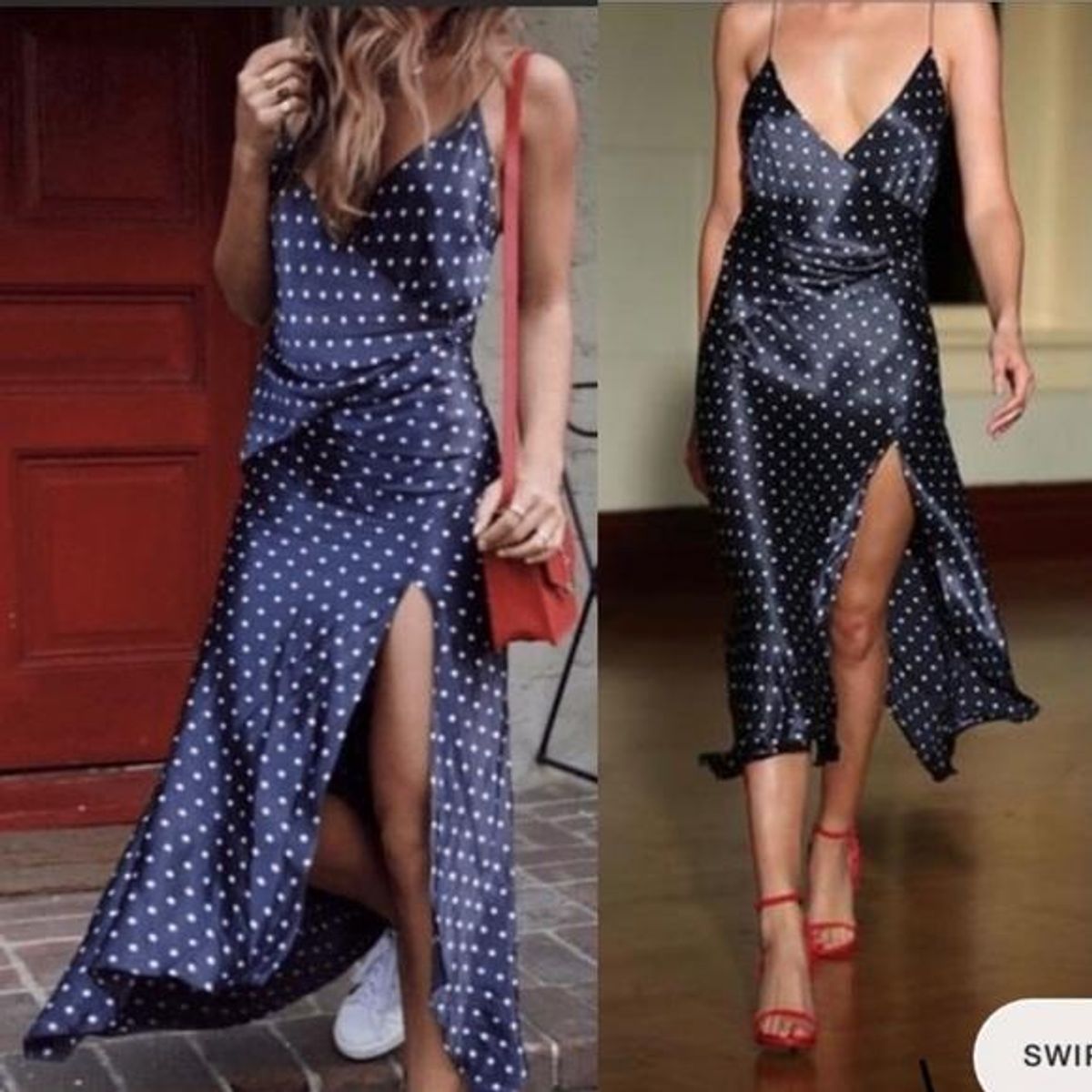 Bec and Bridge Bonjour dress navy spot size 10 - Image 5