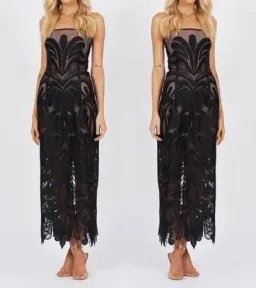 Natalie Rolt Mimi Gown - Black Size 12 for rent on The Volte - image 4