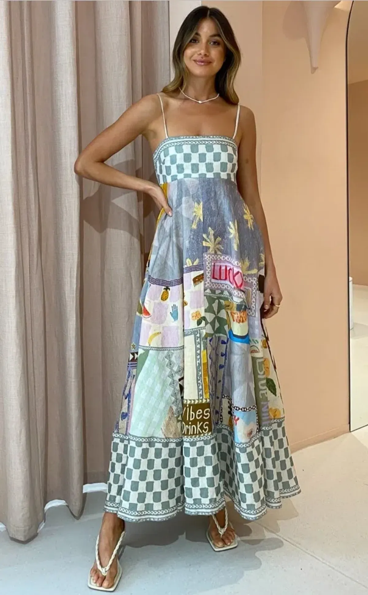 Alemais Emma Gale Sundress Print Size 10 - Image 3