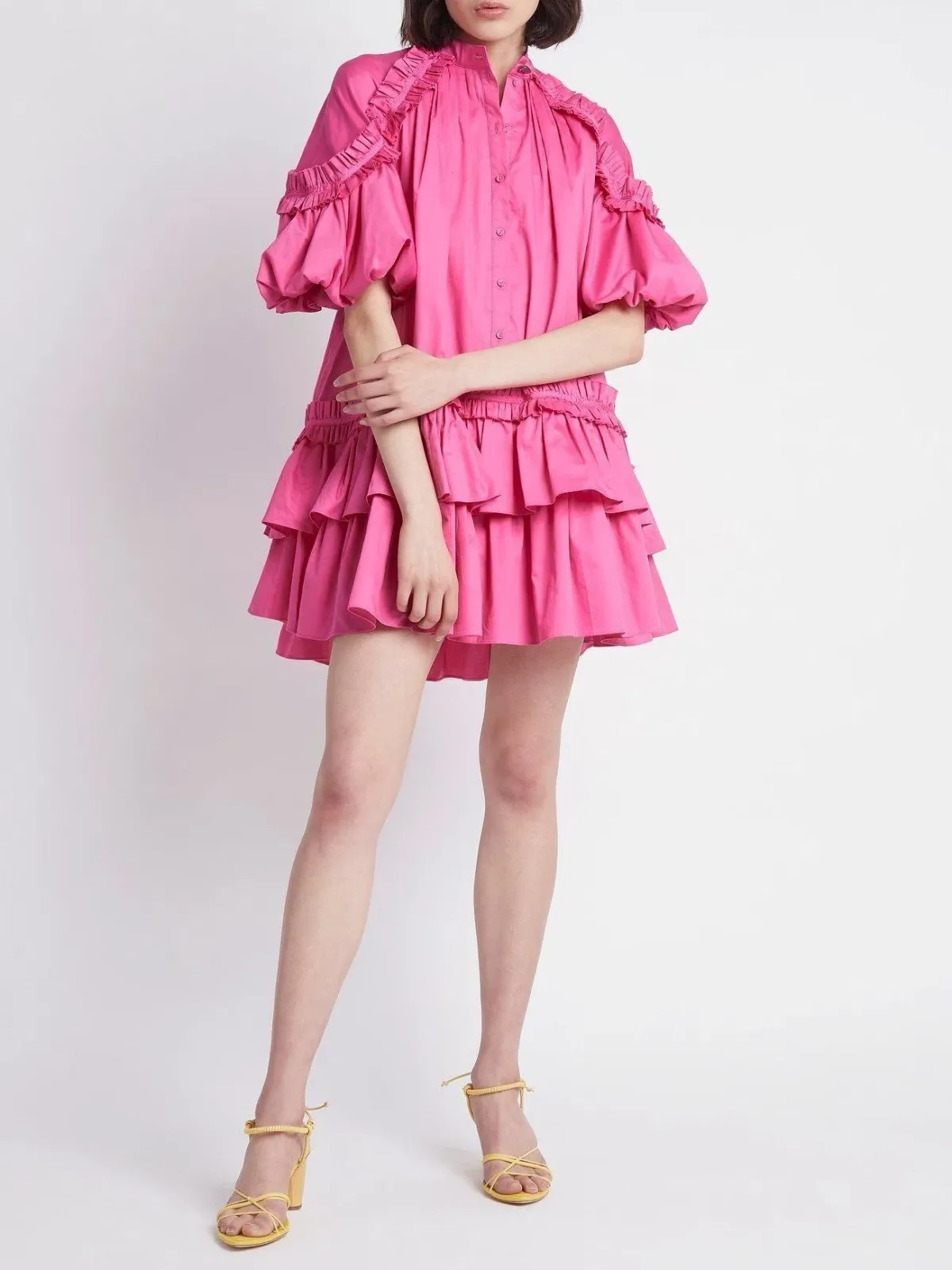 Aje Heritage Mini Dress Pink Size 8 - Image 1