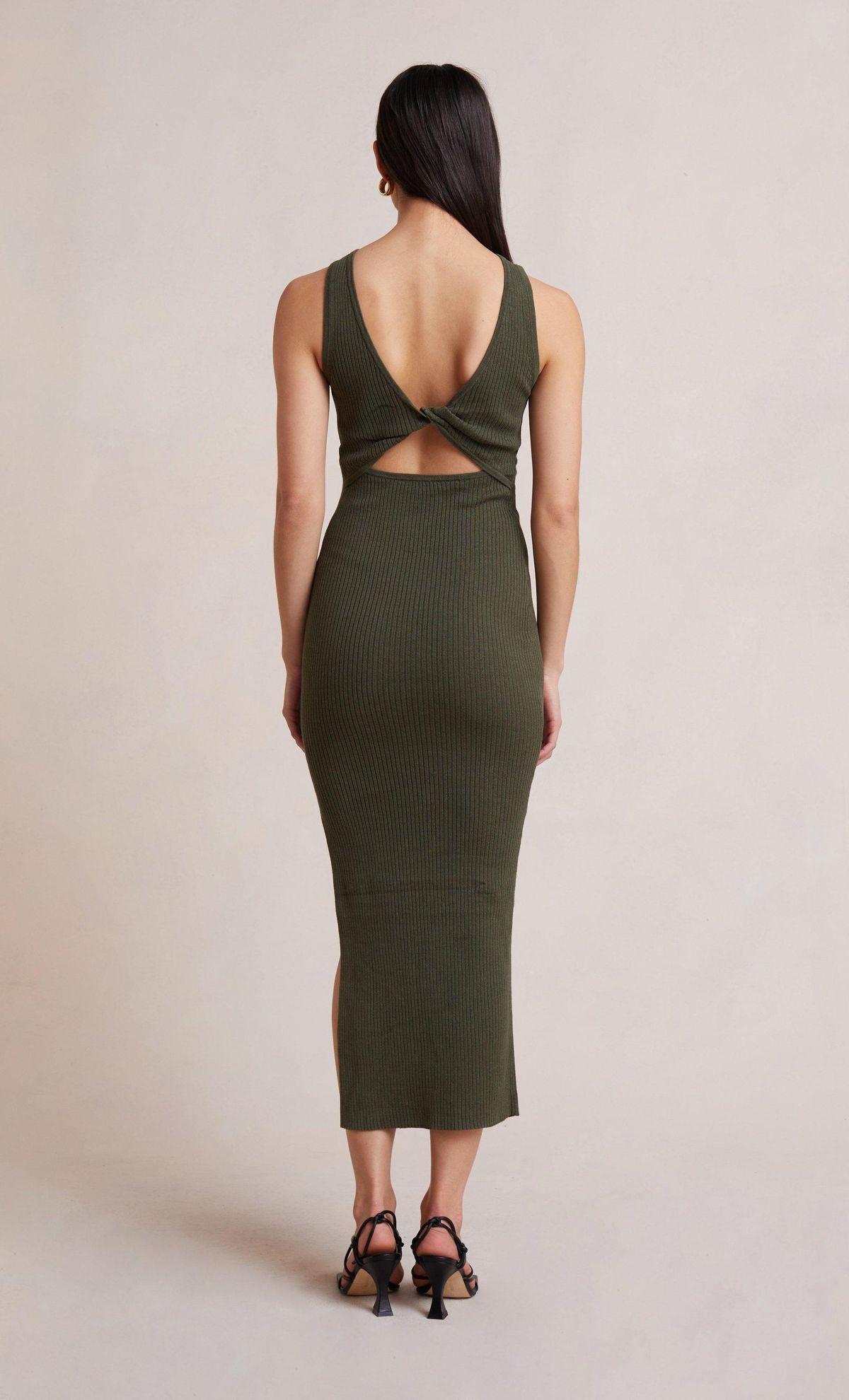 Bec & Bridge Riviera Midi Dress Army Size 12 - Image 3