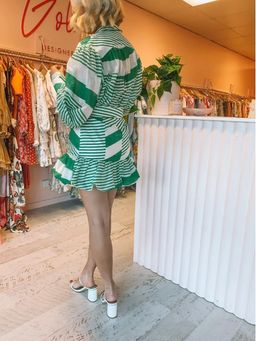 Mackenzie Mode Seeing Stars Mini Dress Green Size 10 for rent on The Volte - image 5