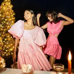 Aje Casabianca Braided Asymmetric Puff Sleeve Mini Dress size 8 for rent on The Volte - image 4