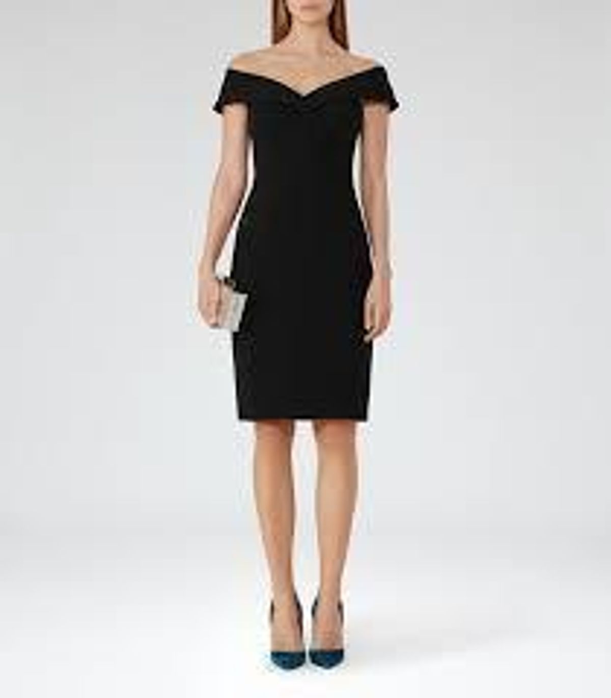 Reiss Little Black Dress Black Size 10 - Image 2