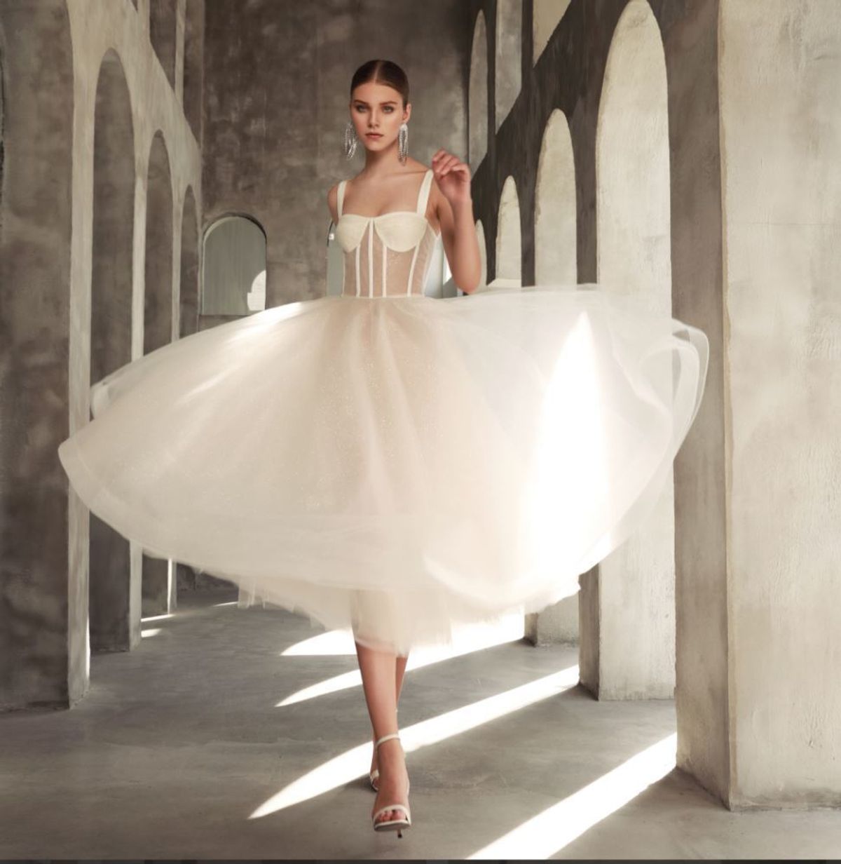 Bronx and Banco Marlena Bridal Midi - S - Image 4