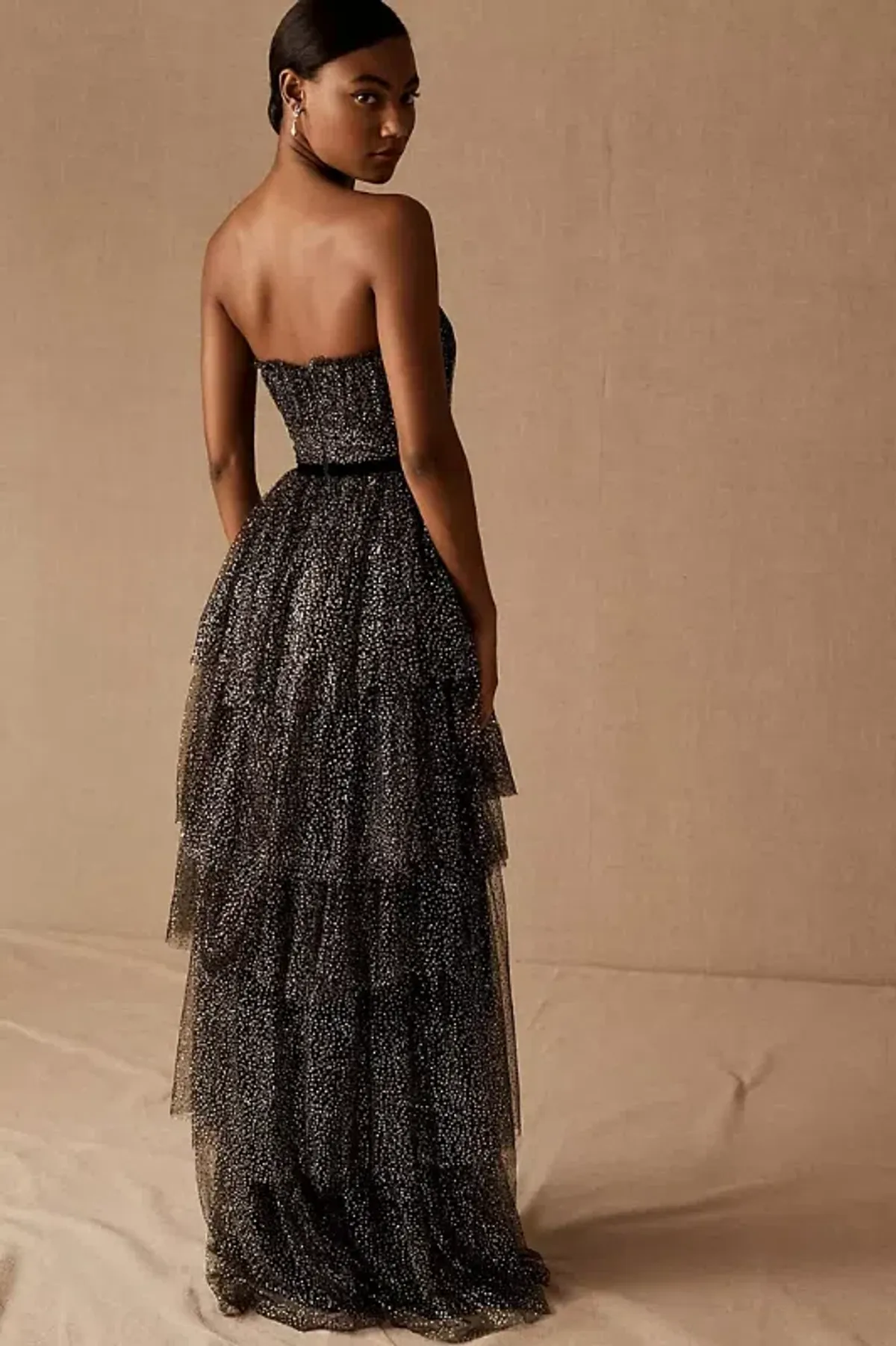 Marchesa Notte Calixta Dress Black Size AU 8 - Image 2