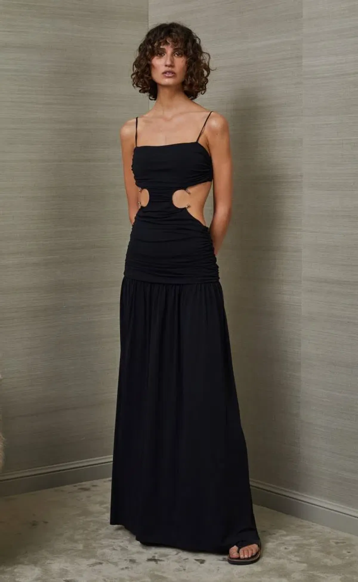 Bec & Bridge Minx Midi Dress Black Size 6 - Image 2