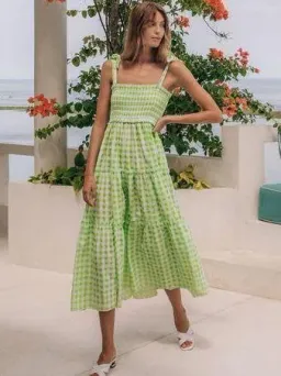 Steele Lyla Lime Dress size S for rent on The Volte - image 1