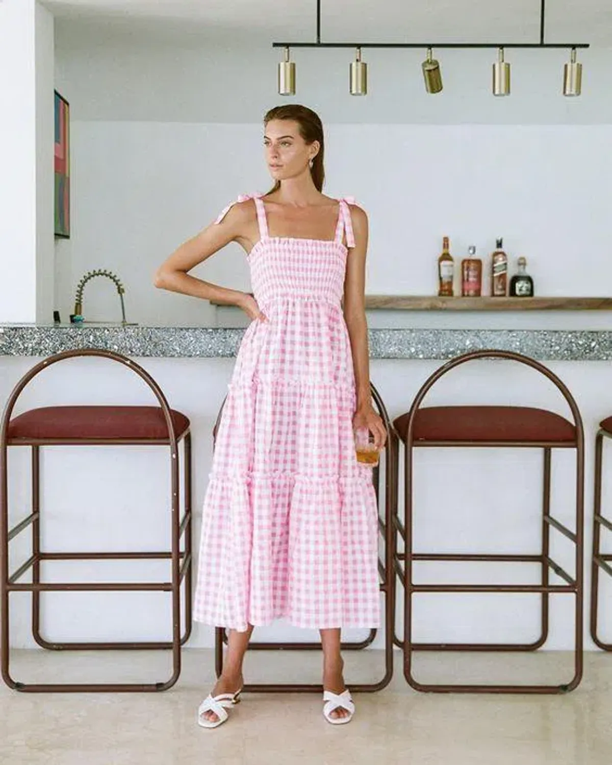 Steele Lyla Pink Dress size M - Image 2