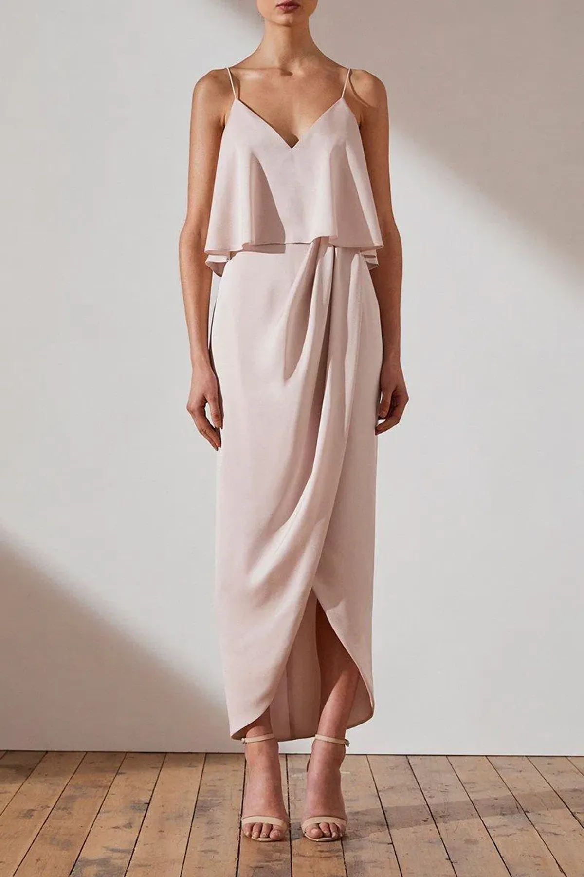 Shona Joy Luxe Cocktail Frill Dress  - Image 2