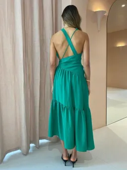 One Feel Swoop Fern Serendipity Maxi Dress for rent on The Volte - image 2