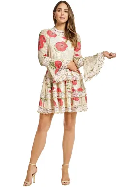 Thurley Daisy Chain Mini Dress Print Size 8 for rent on The Volte - image 1