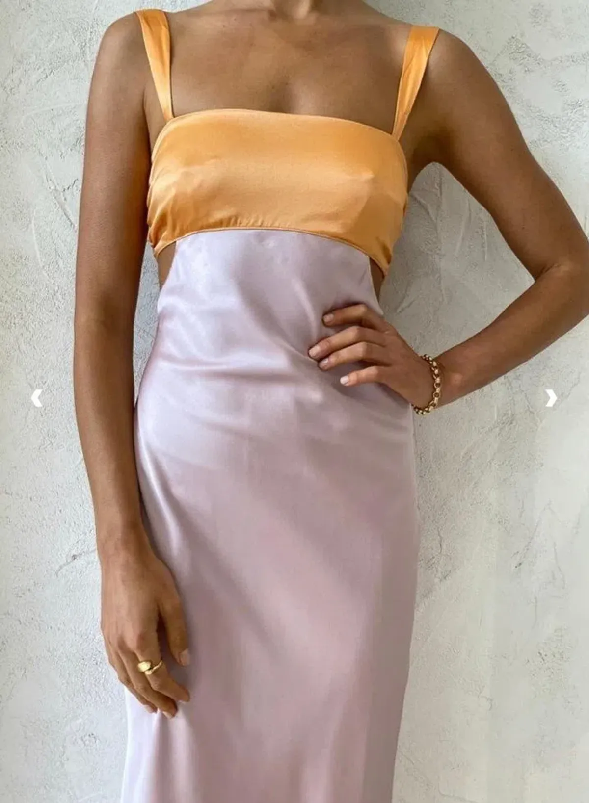  Hansen & Gretel Felicity Dress In Apricot/Lilac Size 6  - Image 4