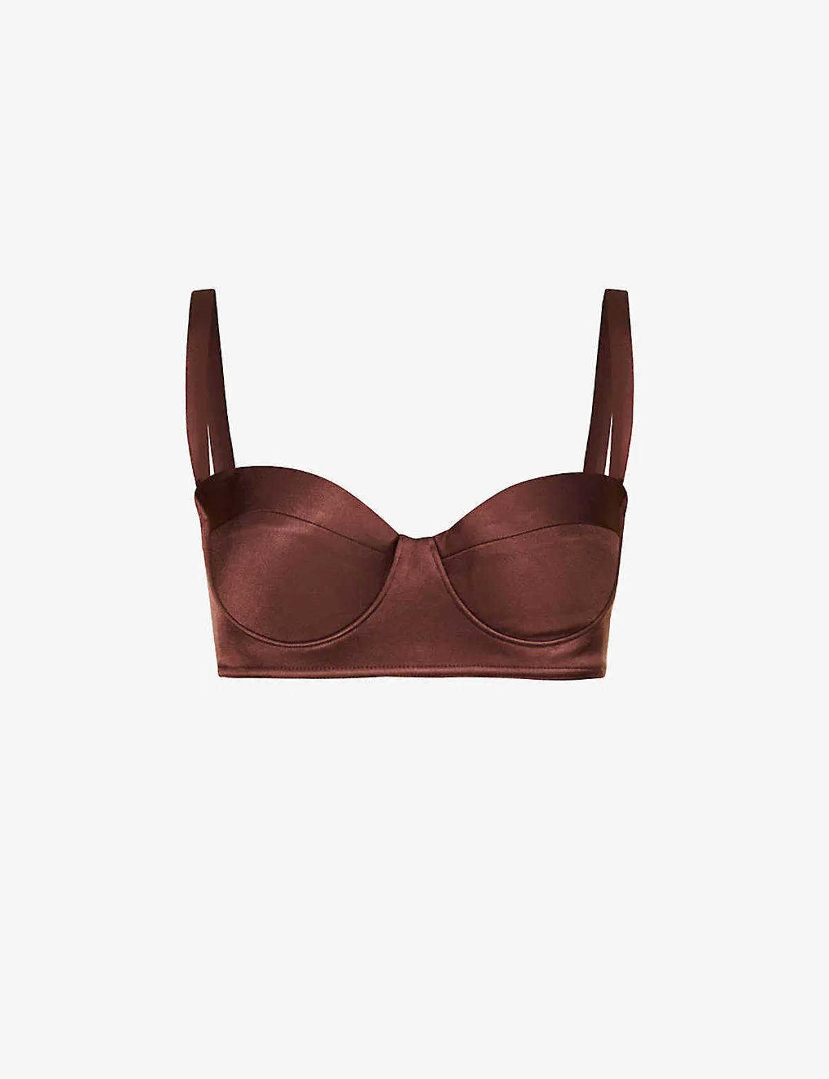 Alex Perry Spence Mini Skirt & Dane Bra Top Set Chocolate Size 8 - Image 4