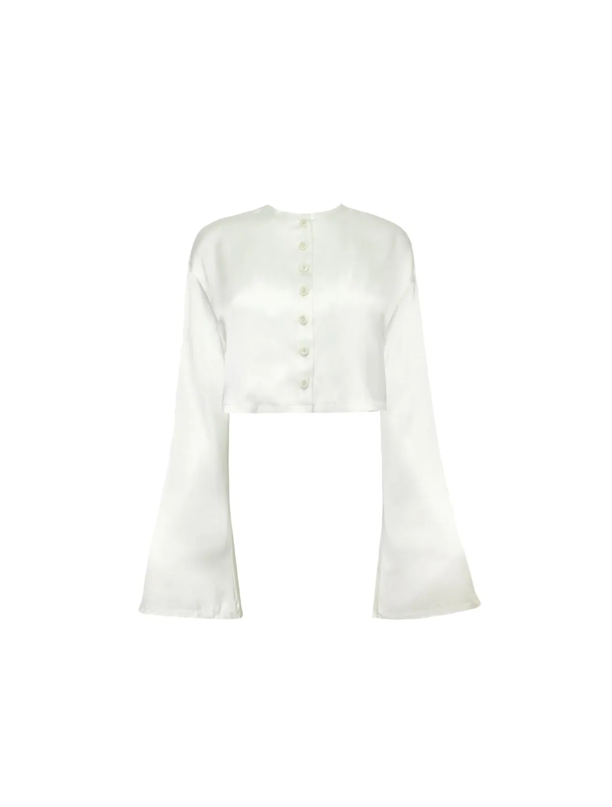 ORSEUND IRIS Ballerina Wrap Skirt & Drop Shoulder Top Set, Ivory - Image 6