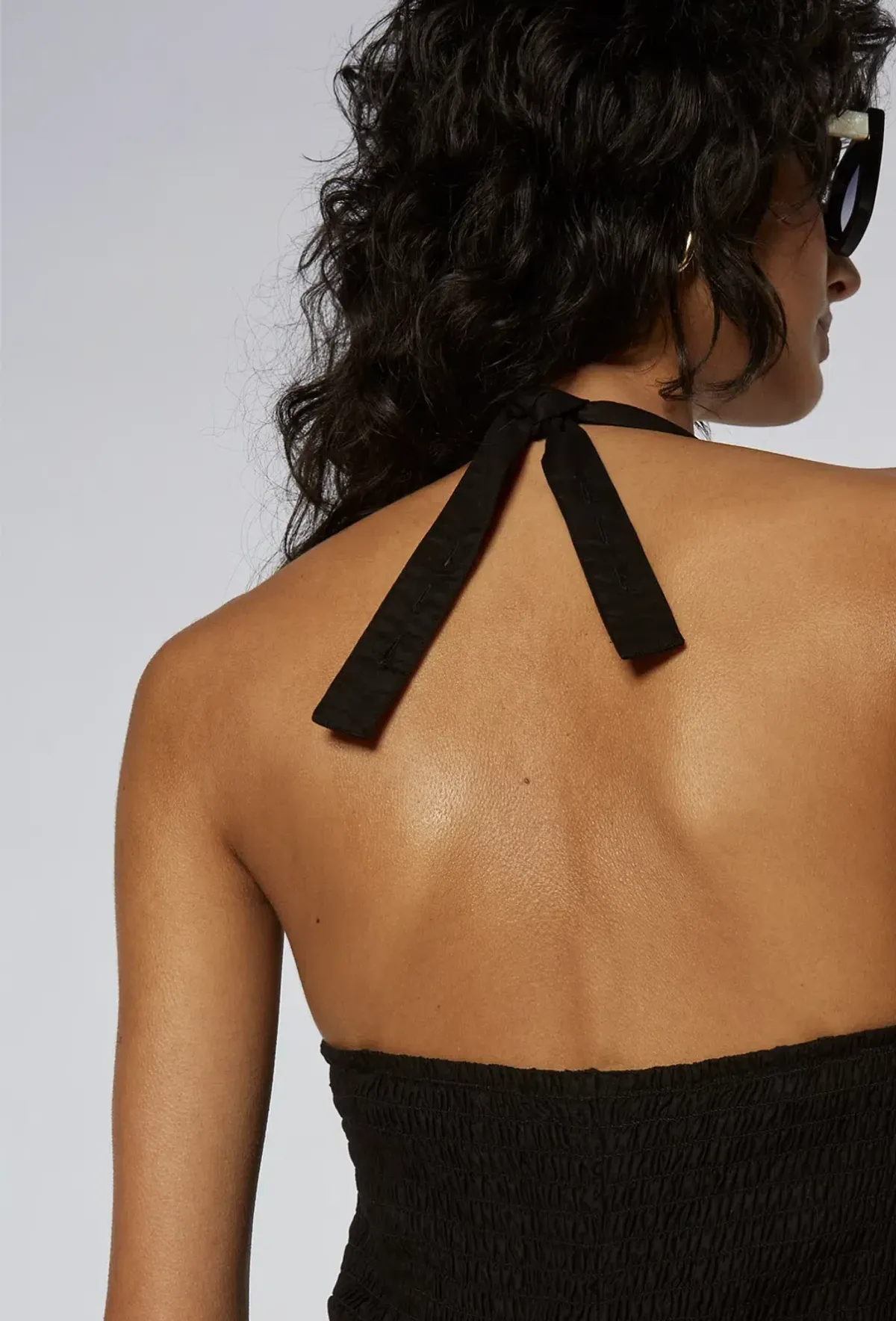 Scanlan Theodore Black Cotton Bralette Dress Size 8 - Image 6