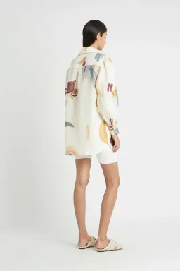 Sir The Label Martine Shirt Dress - PRINT Size 6/0 for rent on The Volte - image 2