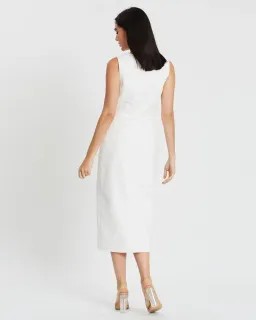Derma Department Zèline Midi Dress White Size 6 for rent on The Volte - image 3