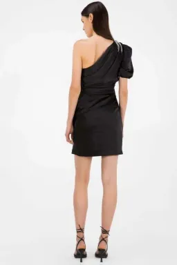 MISHA Talula Mini Dress Black Size 12 for rent on The Volte - image 2