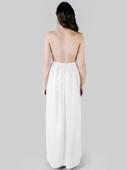 Natalie Rolt white linen dress for rent on The Volte - image 2