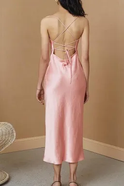 Bec & bridge coral Veronique midi dress for rent on The Volte - image 2