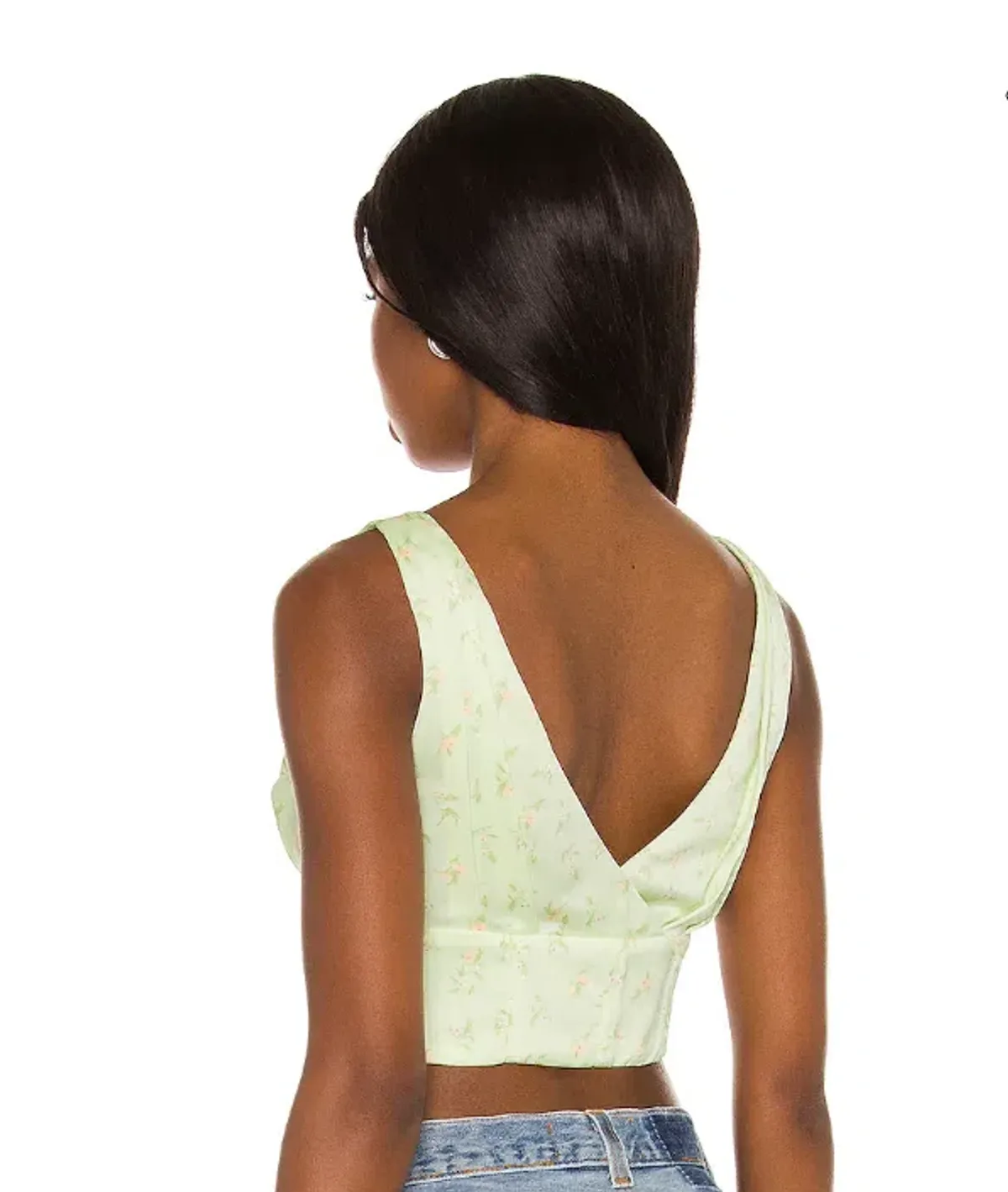 Camilla Coelho Trudy Bustier in Sage Delilah Size S   - Image 3
