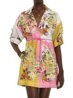 Zimmermann Nina Safari Mini Dress Size 8 for rent on The Volte - image 1