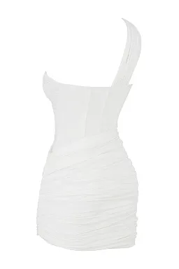 House of CB Clementine Cut Out Mini Dress White Size Small / Au 8 for rent on The Volte - image 5