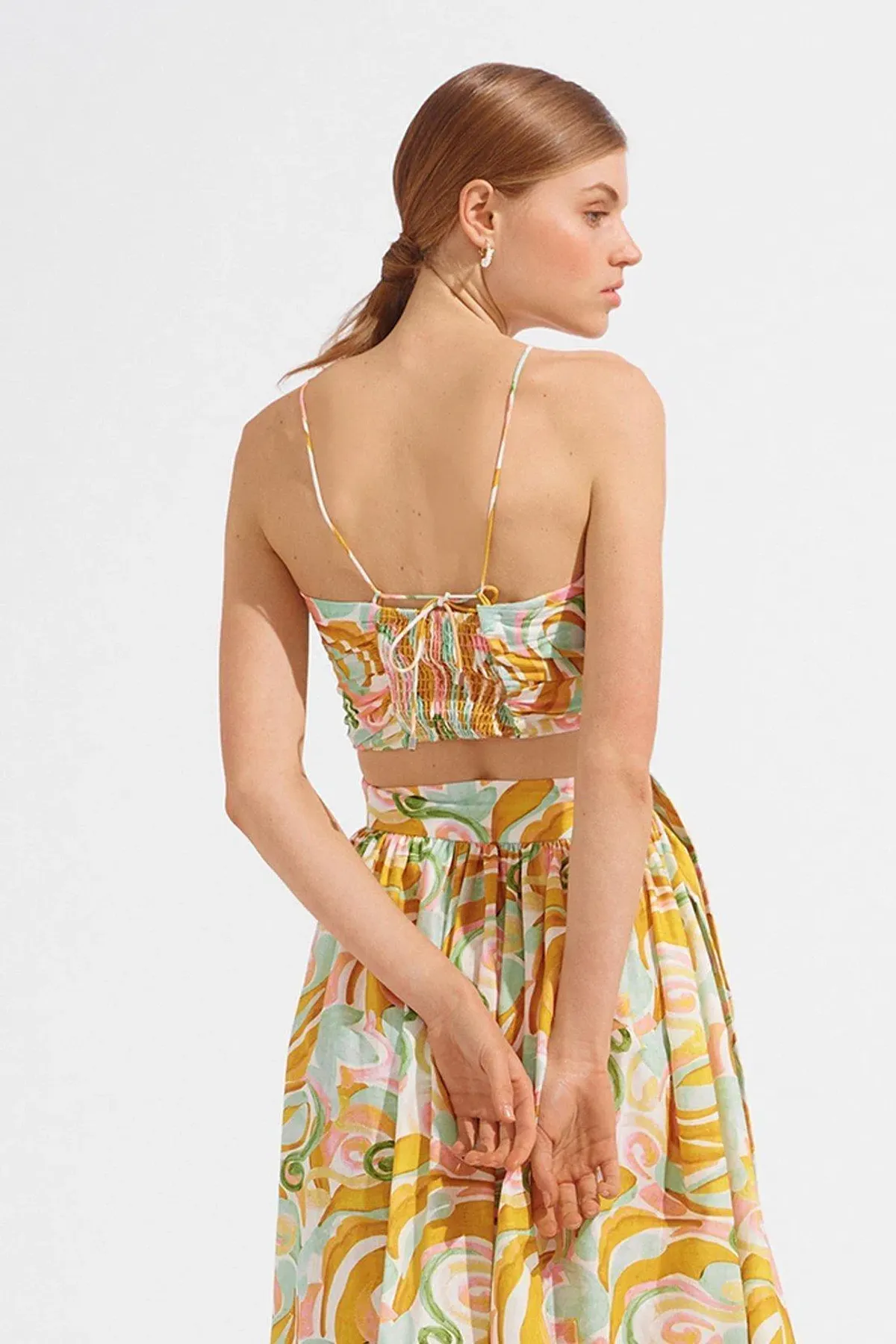 Steele Peta Allegro Midi Skirt & Crop Set Size Medium - Image 2