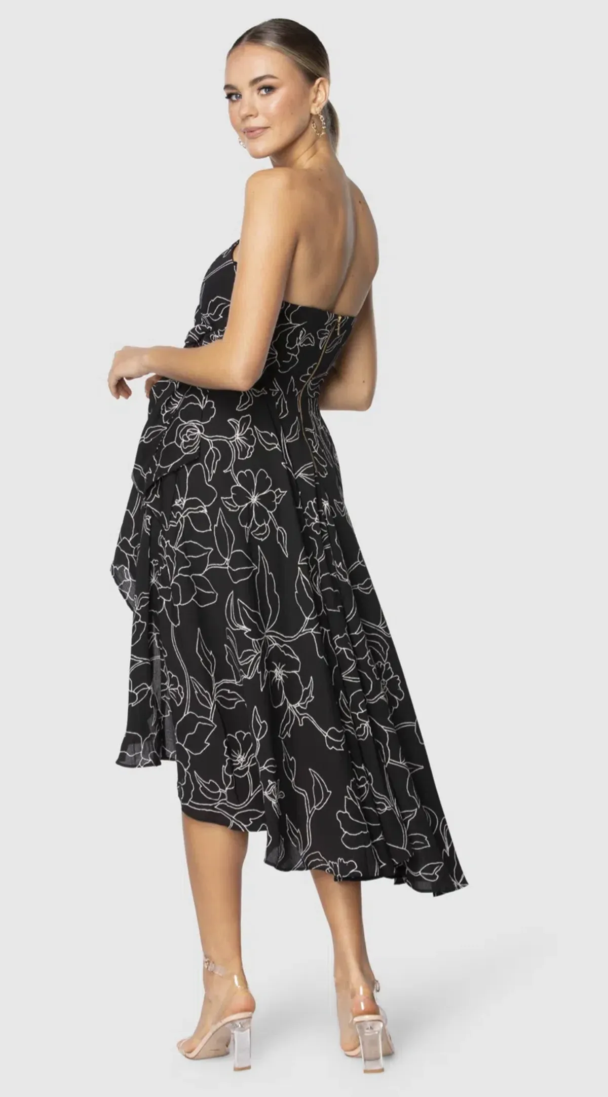 Pilgrim Black Carly dress Size 8 - Image 3