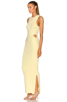 Sir The Label Kelvin Draped Dress Yellow Size AU 6 for rent on The Volte - image 2