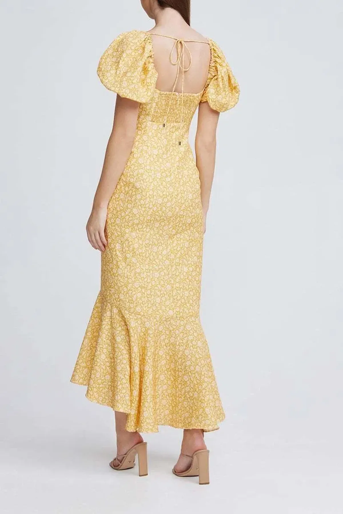 SIGNIFICANT OTHER JACINTA DRESS IN CHAMPAGNE PANSY - Image 2