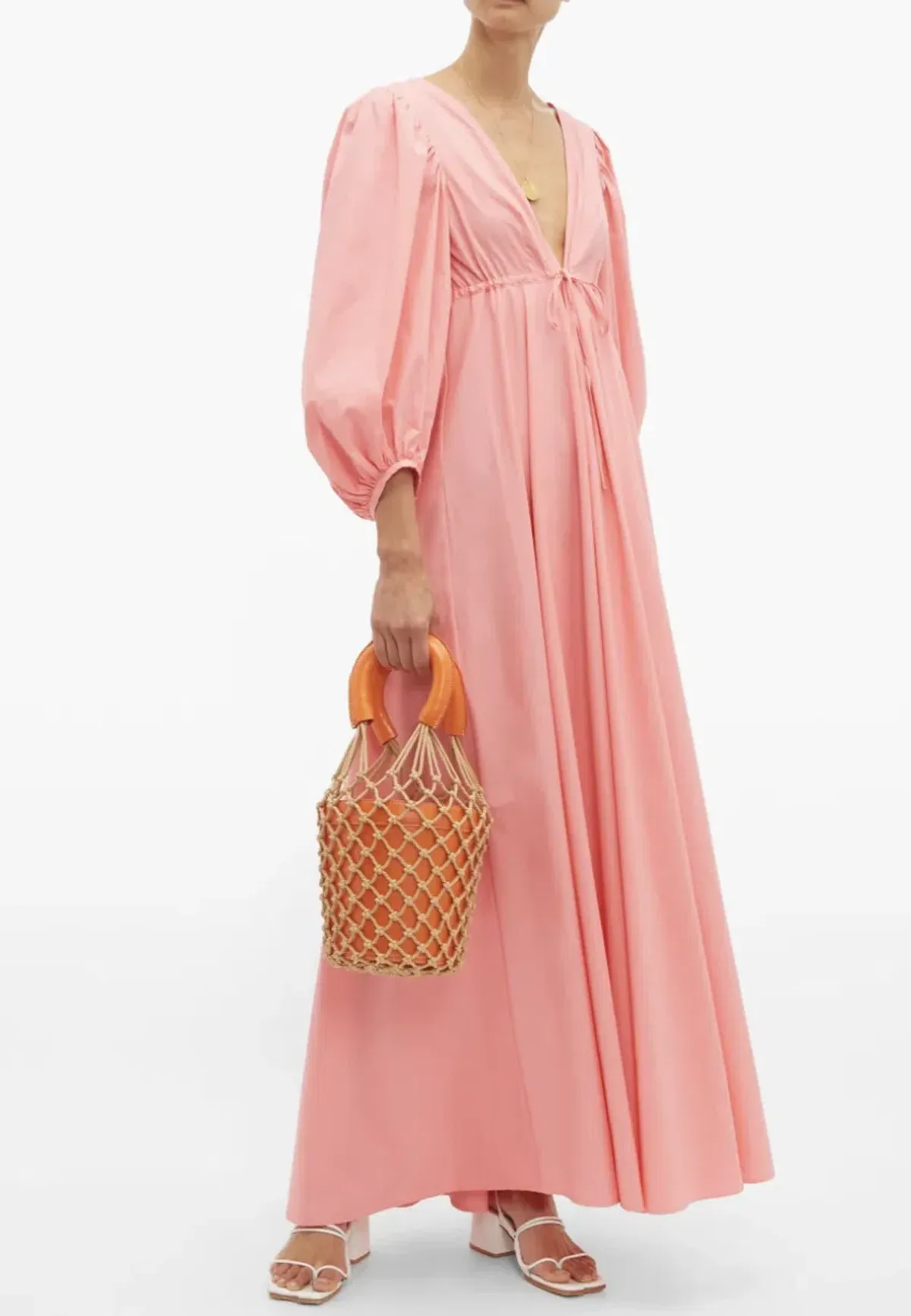 Staud Amaretti Dress Pink Size 8 - Image 1