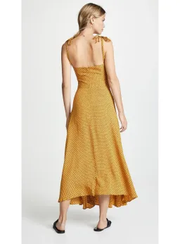 Bec & Bridge Sun Valley Midi Dress Yellow Size AU 8 for rent on The Volte - image 3