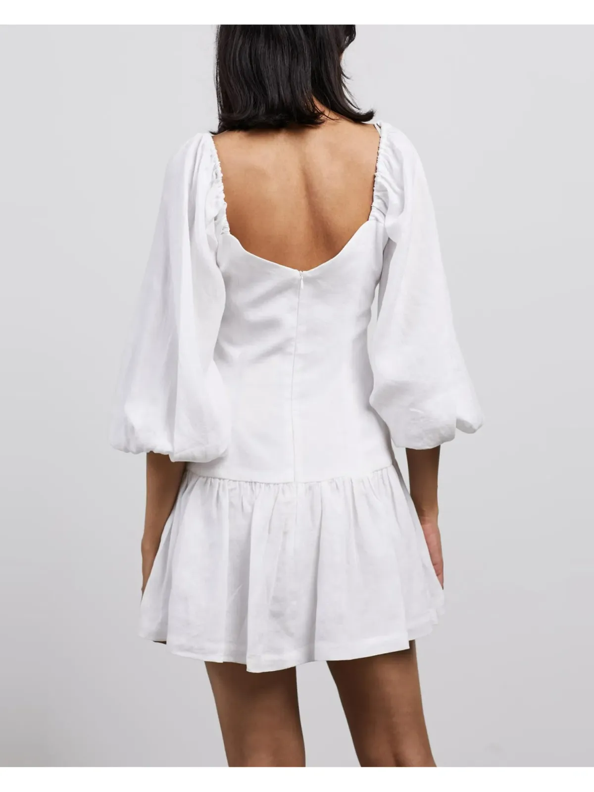 Bec & Bridge Henriette Mini Dress in White Size AU 6 - Image 4