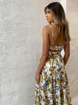 BEC & BRIDGE EUGENIE MAXI DRESS IN PRINT - SIZE 8 for rent on The Volte - image 7