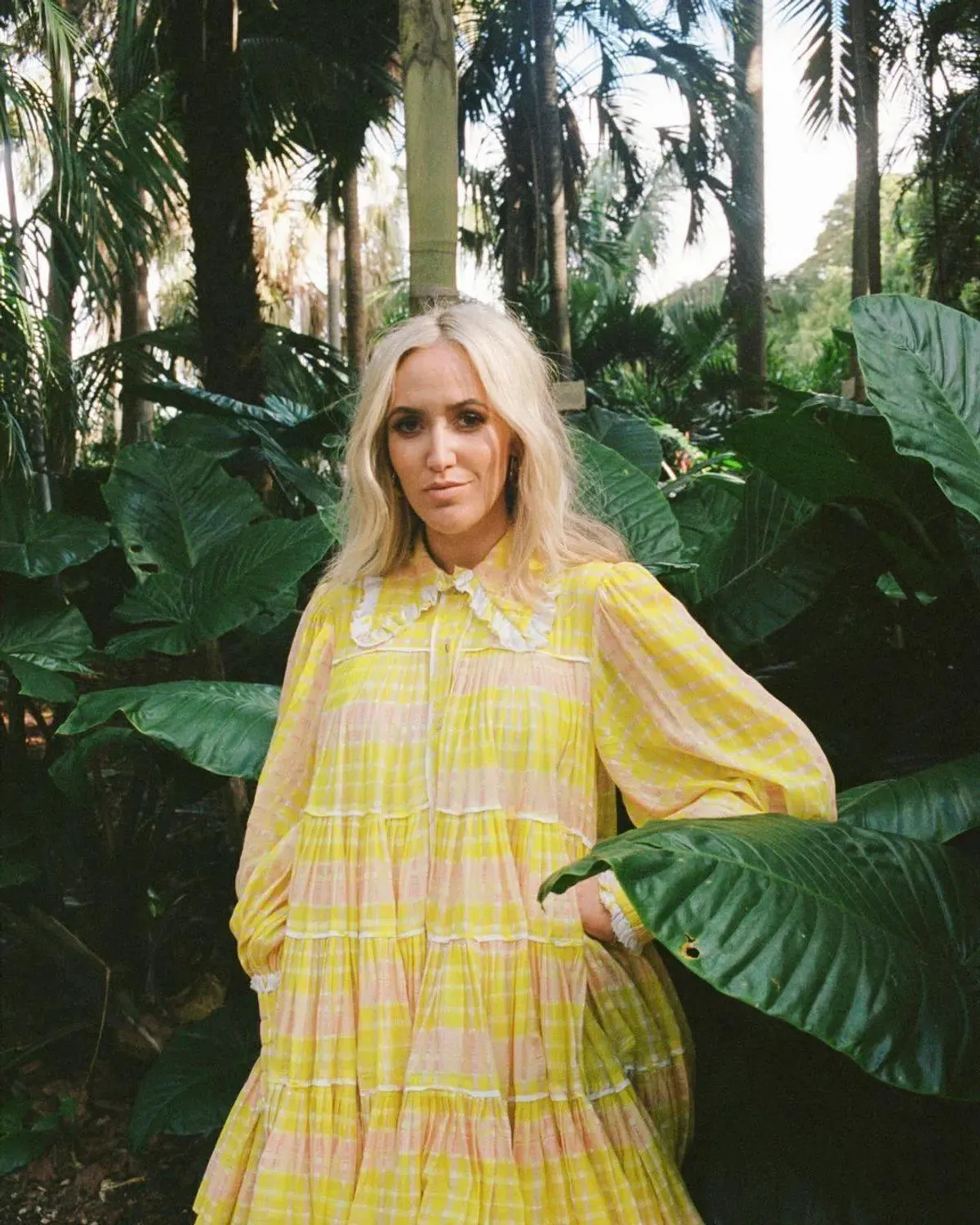 Aje Wilderness Smock Dress Print Size 6 - Image 7