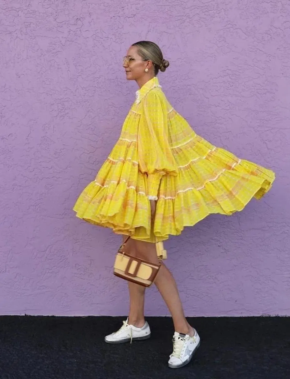 Aje Wilderness Smock Dress Print Size 6 - Image 6