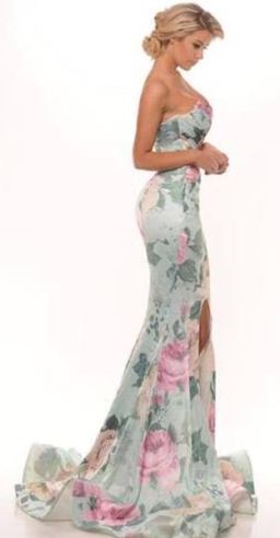 PORTIA & SCARLETT STELLA FLORAL GOWN for rent on The Volte - image 1