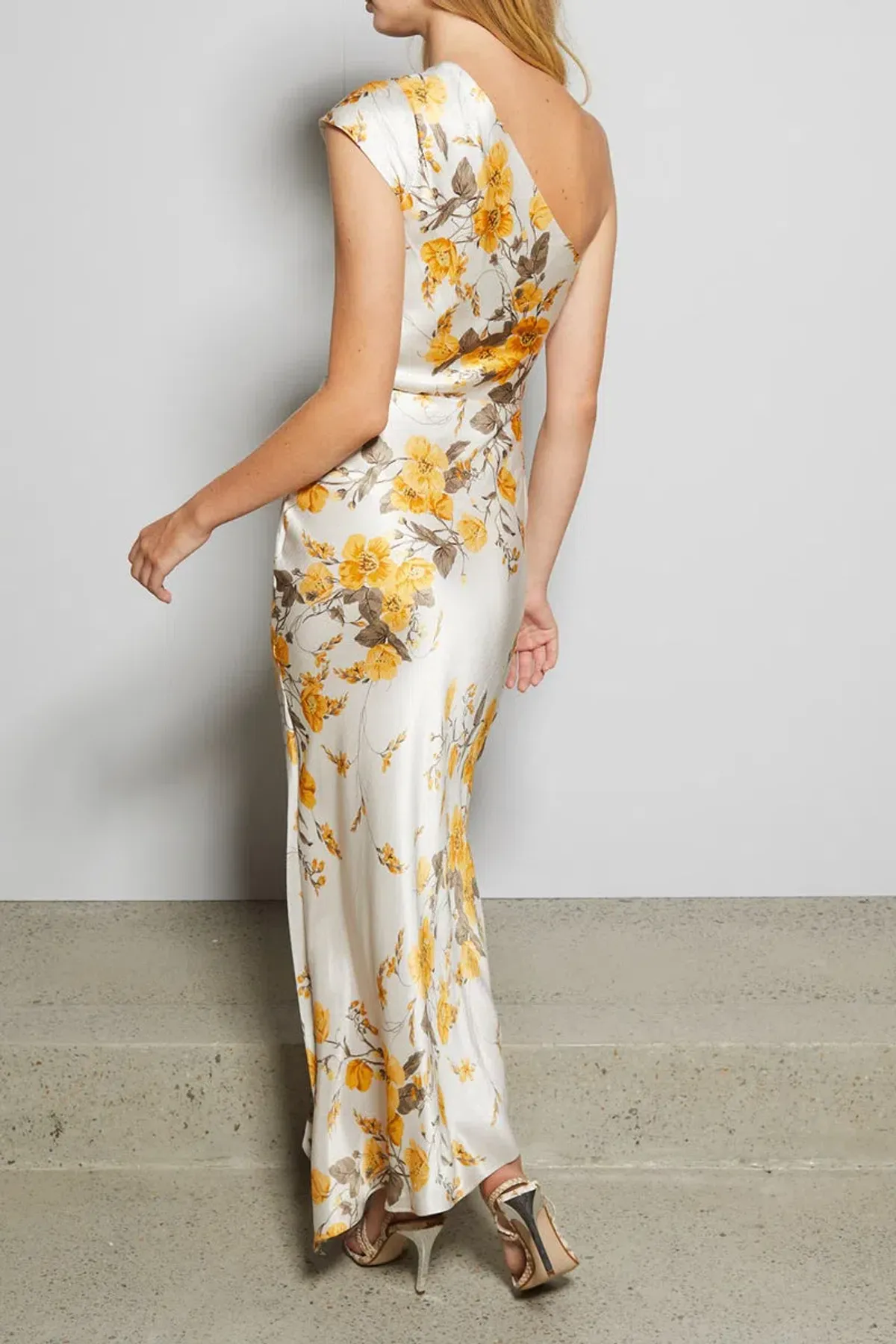 Bec and Bridge Matilde Asym Midi Dress Print Size 8 - Image 3