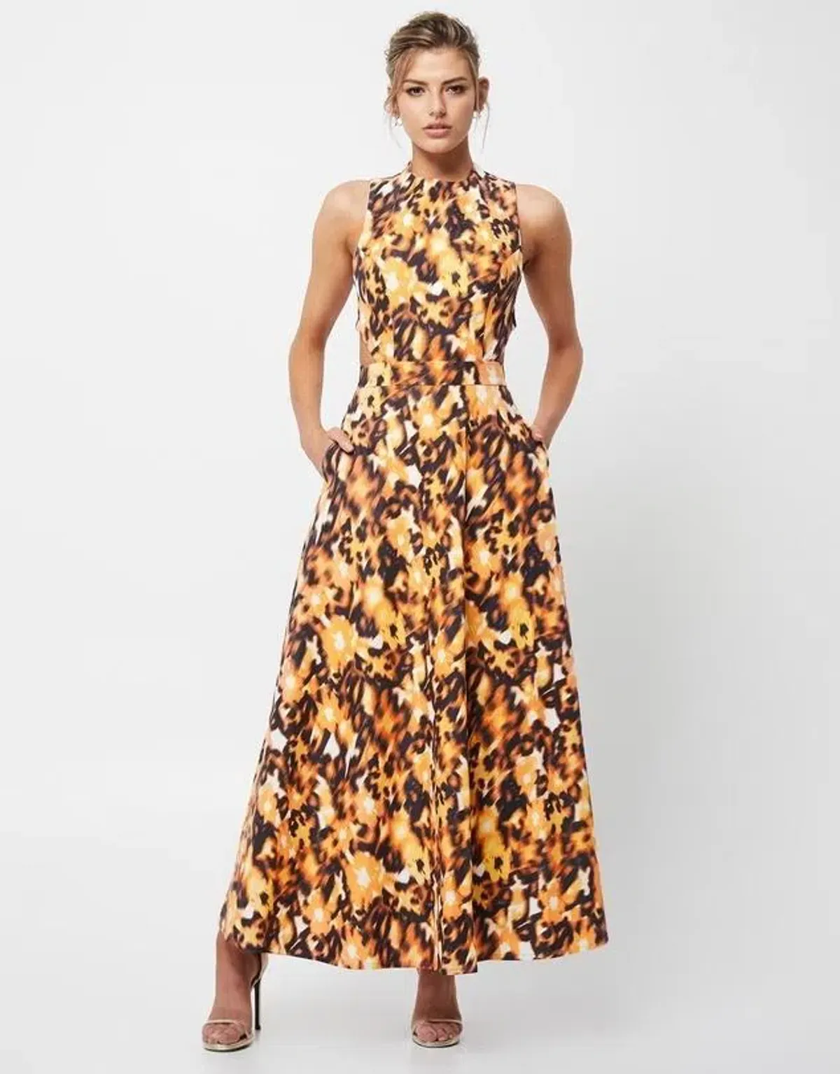 Mossman Inner Guidance Maxi Dress Print Size 10  - Image 4