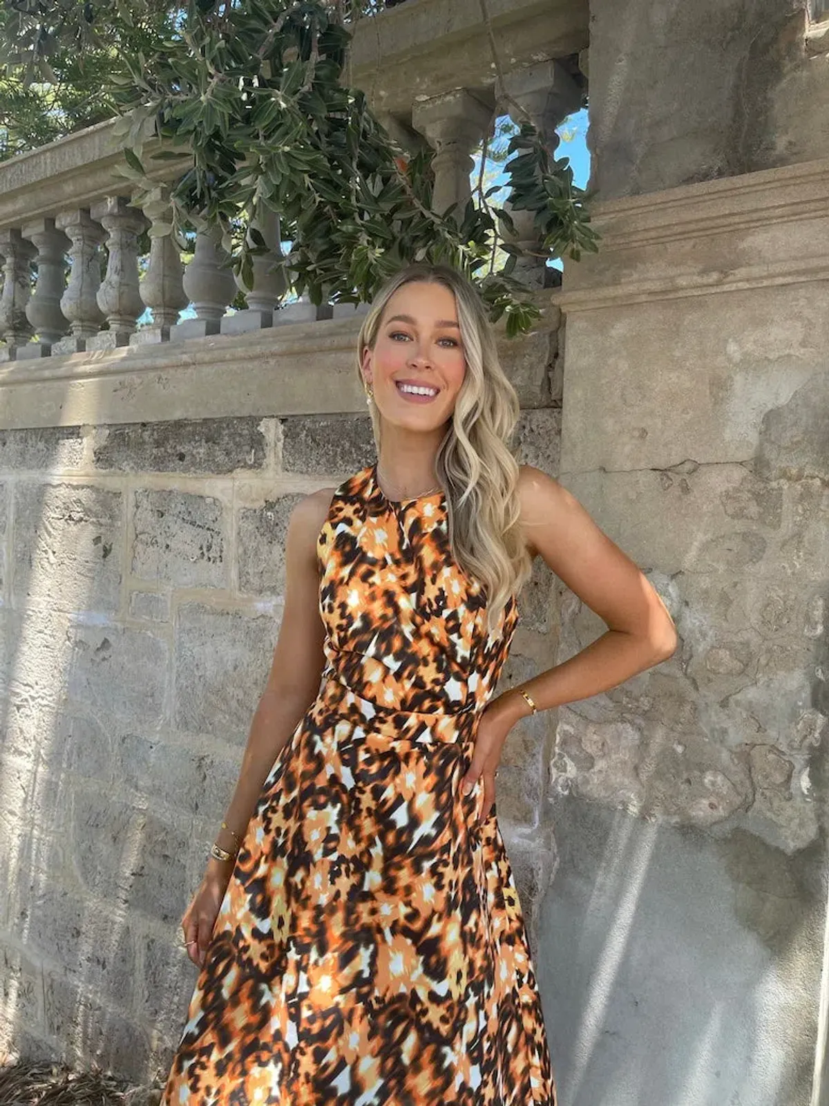 Mossman Inner Guidance Maxi Dress Print Size 12  - Image 6