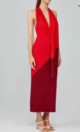 Acler Flora Dress Red Size 8  for rent on The Volte - image 2