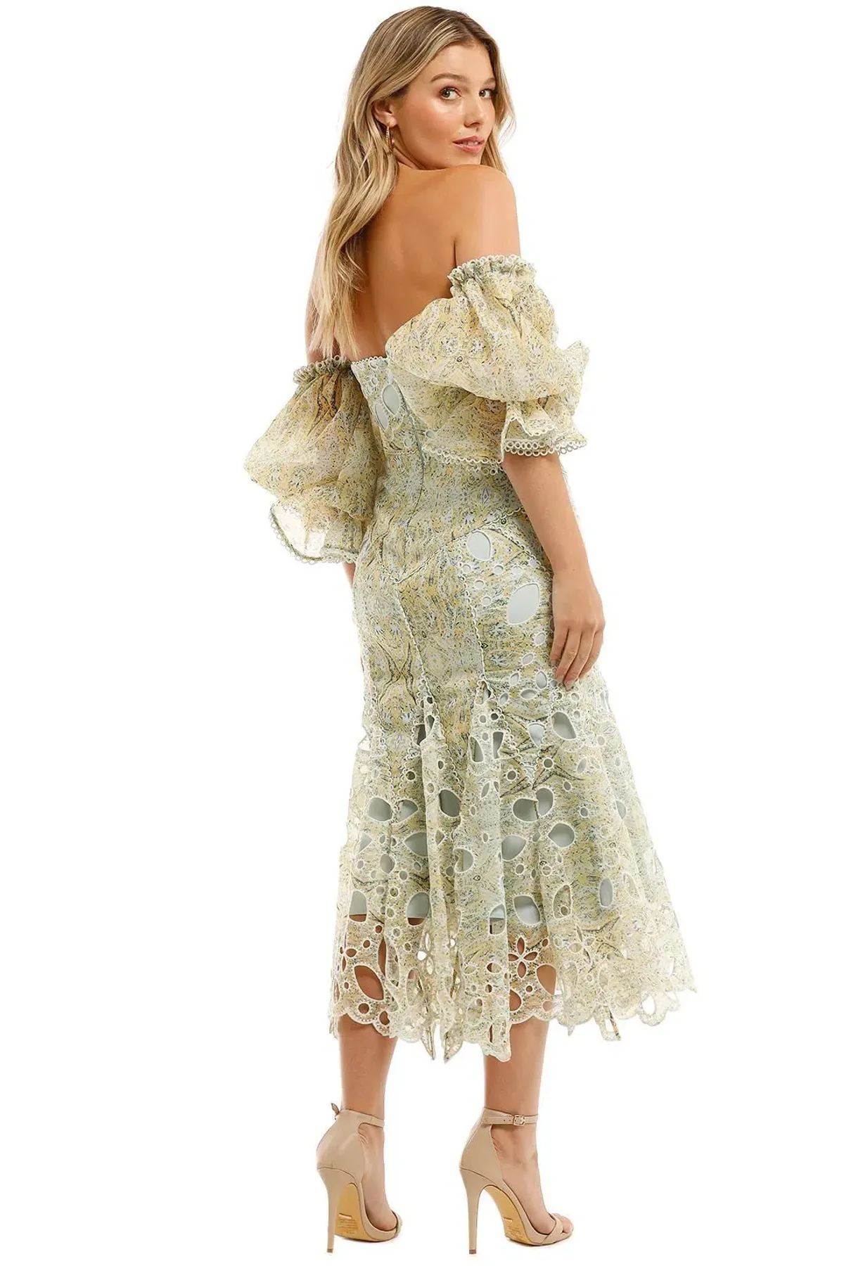 Acler Holland Dress Green Size 6 - Image 3